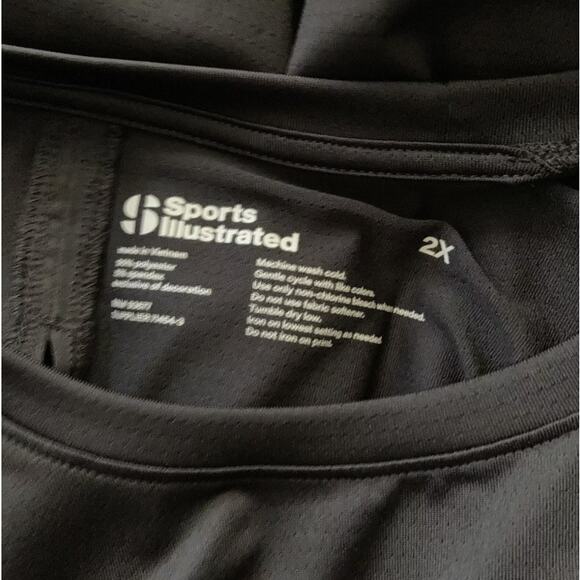 Sports Illustrated Womens Size 2X Performance Shirt Athletic Flowy - Picture 12 of 12